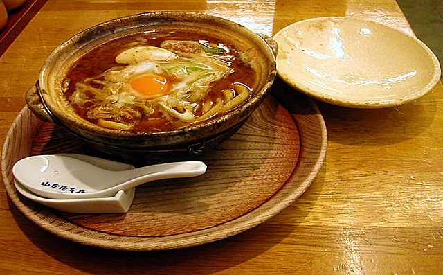 Udon Bathed in Hatcho Miso
