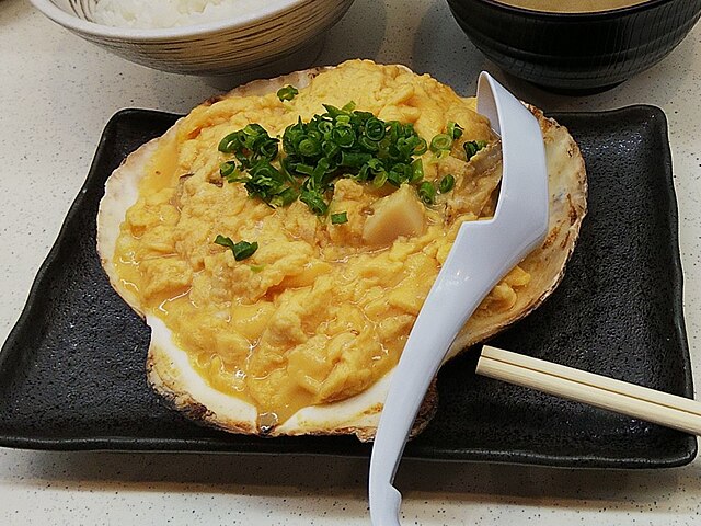 貝焼き味噌 (Grilled Shellfish with Miso): "Ocean's Embrace in a Miso Glow"