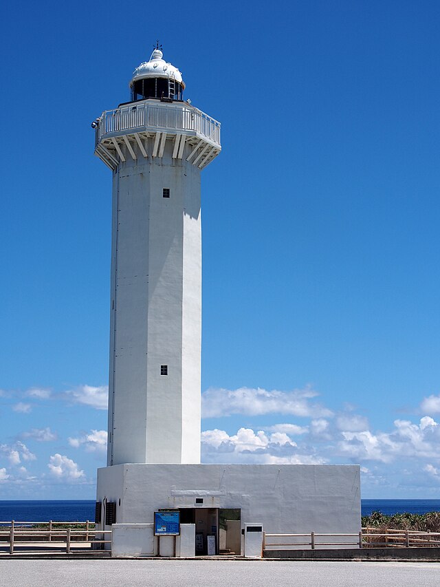 Heianazaki Lighthouse on Miyako's Wind-Swept Cape