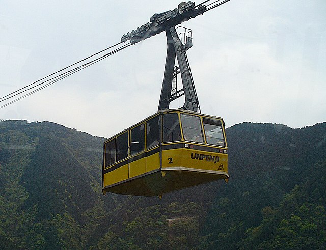 Unpenji Ropeway to Shikoku's Summit Temple