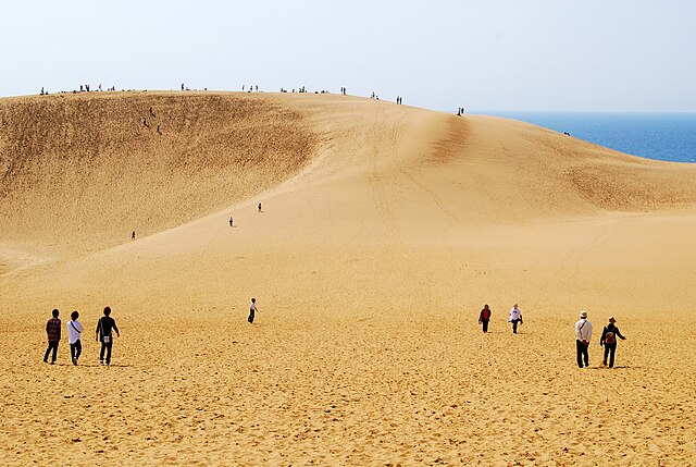 鳥取砂丘 (Tottori Sand Dunes): "Whispers of the Shifting Sands"