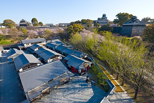 桜の馬場 城彩苑 (Sakura Horse Grounds Castle Colorful Garden): "Whispers of Cherry Blossoms in Castle Embrace"