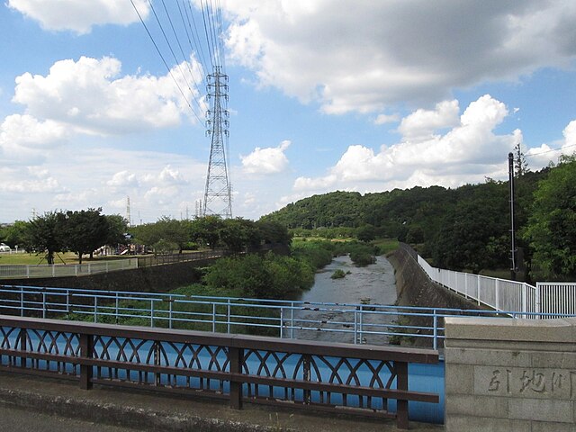 Reflections at Hikichi River Waterside Park